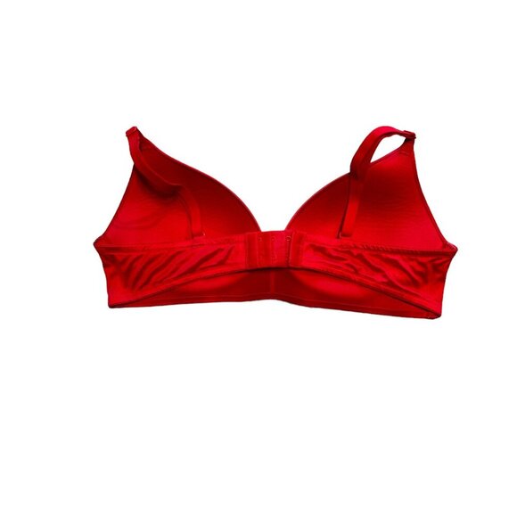La Senza Red T-Shirt Bra L Seamless Lightly Padded Side Underwire Witchy Vibe - Picture 2 of 4